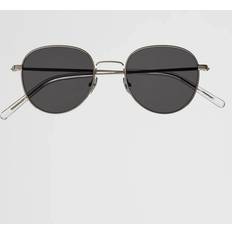 Monokel Solglasögon Monokel Rio Silver - Grey Solid Lens