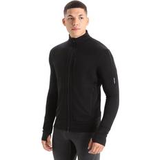 Icebreaker Men Outerwear Icebreaker Men's Quantum III Long Sleeve Full-Zip Jacket, Medium, Black