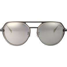 Bvlgari Herr Solglasögon Bvlgari Sunglasses - Matte Light Ruthenium/Smoke Mirror