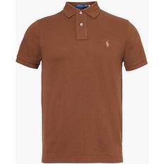 Chemises Ralph Lauren Custom Slim Polo T Shirt Brown