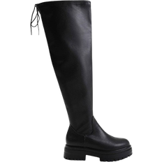 Wide Fit Boots Where's That From Dawn' Stretch Wide - Black