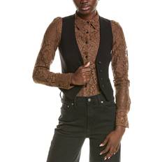 Brown Vests Rag & Bone Rag & Bone Priya Vest