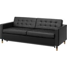 Ikea LANDSKRONA Grann/Bomstad Black Sofa 223cm 3-Sitzer