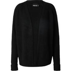 Pieces Damen Cardigans Pieces Strickjacke 'PCELLEN' schwarz