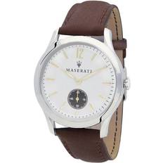 Adult - Buckle Wrist Watches Maserati R8851125001- Tradizione White Men for Adult Black