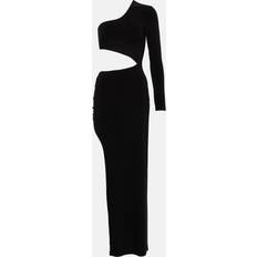 Norma Kamali Shane asymmetric gown black (UK 8)