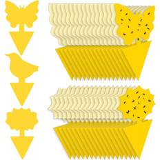 Shatchi Fruit Fly Traps Double Sided Pack Of 30 Yellow (30 pcs)