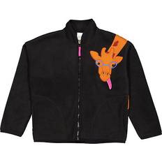 Polar Giraffe Fleece Jacket - Black