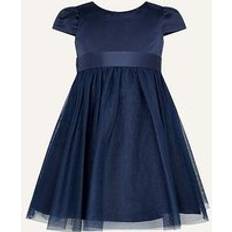 Monsoon Baby Girls Tulle Bridesmaid Dress Navy, Navy, 6-12 Months 6-12 MONTHS