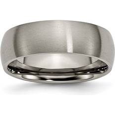 Unisex - Wedding Rings mm Titanium Brushed Band