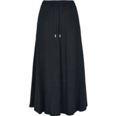 4XL Skirts Urban Classics Viscose Midi Skirt - Schwarz