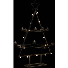 Metaal Kerstbomen vidaXL Kerstdecoratie Kerstboom 75 cm Metaal Zwart