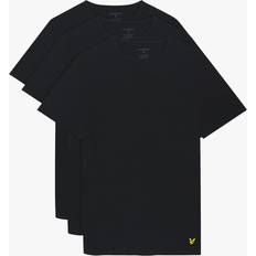 Lyle & Scott Elastan/Lycra/Spandex Överdelar Lyle & Scott And Men's Basic Pack T-Shirt Black 42/Regular