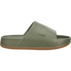 Open Toe Slides NIKE Calm - Medium Olive/Gum Medium Brown