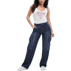 Guess Women Jeans Guess Kori Denim Cargo Jeans - Blue