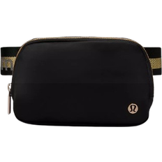 Women Bum Bags Lululemon Everywhere Belt Bag 1L - Black/Gold/White Opal