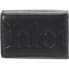 Chloé Logo Leather Trifold Wallet