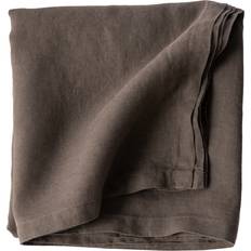 Beige Tablecloths Tell Me More Linen 175x175 cm Taupe Tablecloth Grey, Beige