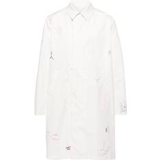 Hvid - Uldfrakker Max Mara Uld Cashmere Sweater Med V-udskæring - Hvid