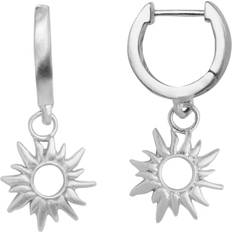 ByBiehl Smycken ByBiehl Sun Wild Hoops Dam Creoler Stl - Rhodinated Silve