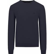 Wolle Oberteile FYNCH HATTON Pullover dunkelblau