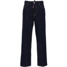 DSquared2 Dame Jeans DSquared2 Crop Jeans med Høj Talje - Blå