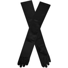 White Gloves Dents Women's Long Opera Satin Gloves ONE