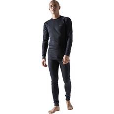 Elastan/Lycra/Spandex Basisschicht-Sets Craft Core Dry Base Layer Set Schwarz Mann