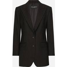 Stripes - Wool Outerwear Dolce & Gabbana Single breasted wool jacket multicolor