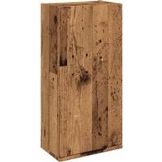 Brune Underskabe vidaXL Væghængt Badeværelsesskab 32 x 20 x 67 cm Antikt Træ