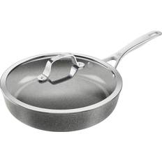Glass Sauteuse Ballarini Salina Schmorpfanne Mit Deckel Aluminium Ceramic Titanium mit Klappe 28 cm