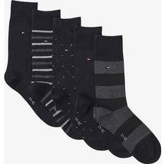 Tommy hilfiger strømper Tommy Hilfiger Strømper TH Men Sock 5P Giftbox Stripe Dot 5-pak Sort