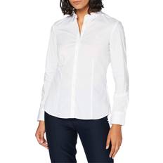 Manche Longue Chemisiers Marc O'Polo Classique 36 Blouse - White