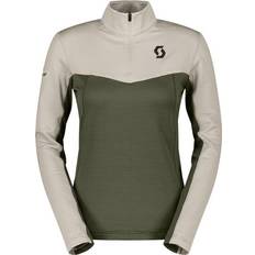 Scott Tøj Scott Damen Skishirt DEFINED LIGHT dust white-douglas green