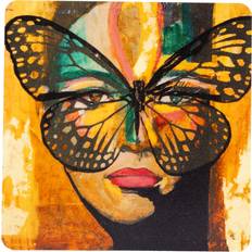 Carolina Gynning Golden Butterfly Coaster