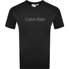 Calvin Klein T-shirts Calvin Klein Raised Line Logo T Shirt Black (Medium)