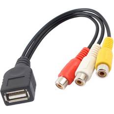 Cables Bolwins D47 Mini USB Audio Video TV Cable Adapter 30cm