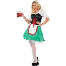 Fun Shack Oktoberfest Outfit Women, Lederhosen Women Fancy Dress, Bavarian Costume Women, Beer Girl Costume