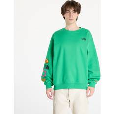 The North Face Unisexo Suéteres The North Face Graphic Crew Sweatshirt UNISEX - Optic Emerald