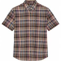 Ben Sherman 3XL Shirts Ben Sherman Plus 0077837 Gradient Check S/s Shirt Sea 2XL