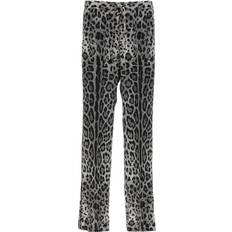 Multikleur - Outdoor broek Broeken Dolce & Gabbana Leopard-Print Satin Pants Print