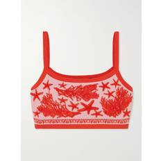 Versace Hauts Versace Bustier Aus Frottee Aus Einer Baumwollmischung - Jacquard-muster