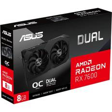 ASUS Dual Radeon RX 7600 V2 OC Edition HDMI 3xDP 8GB GDDR6