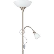 Eglo UP 2 Satin Nickel/White Golvlampa 176.5cm