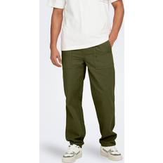 Brown - Outdoor Trousers Only & Sons Onssinus Loose Fit Trousers