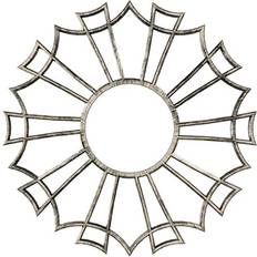 Moulding & Millwork Ekena Millwork CMPP34AUAWS Pierced Ceiling Medallion 34" x 12" x 1" Antiqued Warm Silver