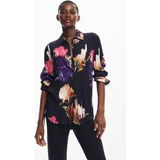 Floreado - Mujer Tops Desigual Blusa de mujer Nagoya - Noir