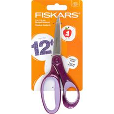 Purple Scissors Fiskars 7" SoftGrip Student Glitter Scissors for Kids 12+ - Purple Glitter