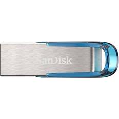 Schede di Memoria & Chiavette USB SanDisk Ultra Flair unità flash USB 32 GB tipo A 3.2 Gen 1 (3.1 1) Blu, Argento