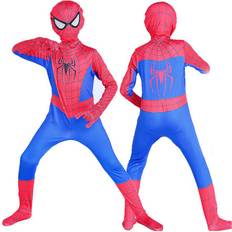 STOYOTU (Costumes B, Kids 90-100cm Halloween Spiderman Costume Kamen Rider jumpsuit Boys Cosplay Iron Man Jumpsuit Fancy Dress Costumes